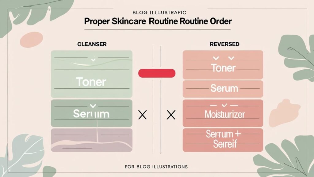 toner or serum first