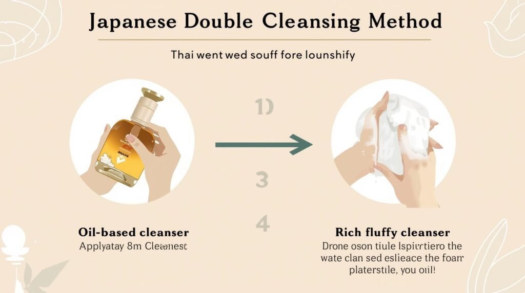How do Japanese wash their face?